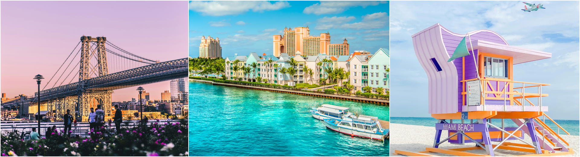 Νέα Υόρκη, Μπαχάμες (κρουαζιέρα), Μαϊάμι, Fort Lauderdale (Ειδική αναχώρηση)